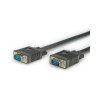 Kabel VGA HQ kabel, HD15 M/M, 15m, crni